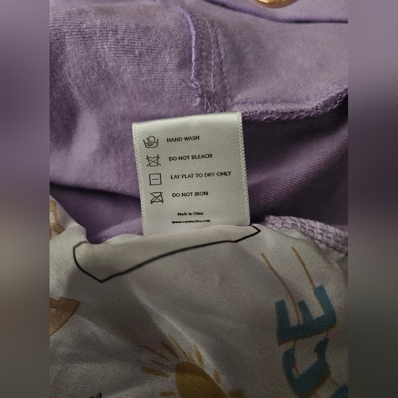 Care Tucker Lavender Cardigan Size Small - Picture 8 of 8